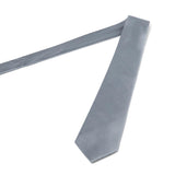 Cravate twill en soie Gris foncé / 7.5 cm 3