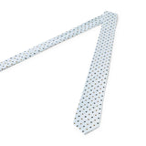 Cravate à motifs géométriques Ivoire camel pois / 6cm 3