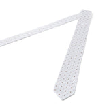 Cravate à motifs géométriques Ivoire rose pois / 6cm 3