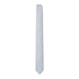 Cravate unie Gris natté / 6 cm 2
