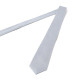 Cravate unie Gris natté / 6 cm 3