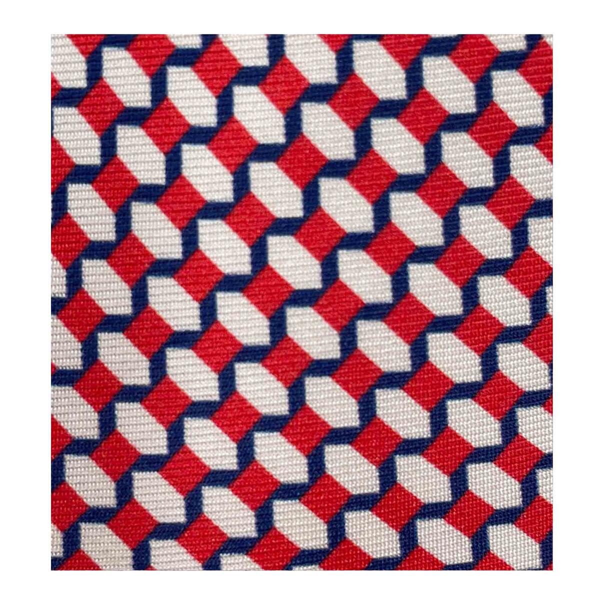 Cravate twill en soie Rouge / 7.5 cm 5