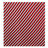 Cravate jacquard en soie Rayures rouge / 7 cm 1