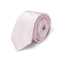 Cravate satin en soie Rose / 6 cm 1