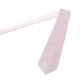 Cravate satin en soie Rose / 7.5 cm 3