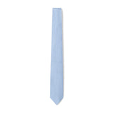Cravate satin en soie Bleu clair / 7.5 cm 2