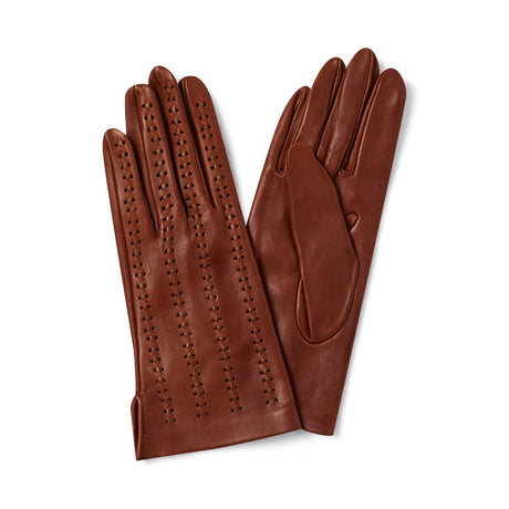 Gants en cuir à lacets