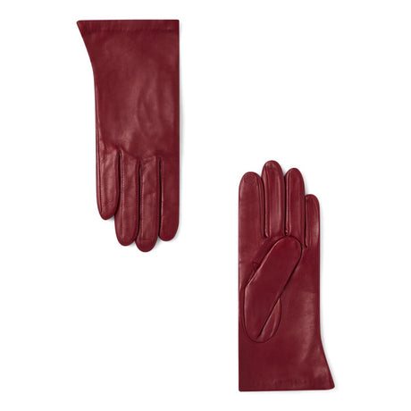 Guantes de piel táctiles para mujer - rojo
