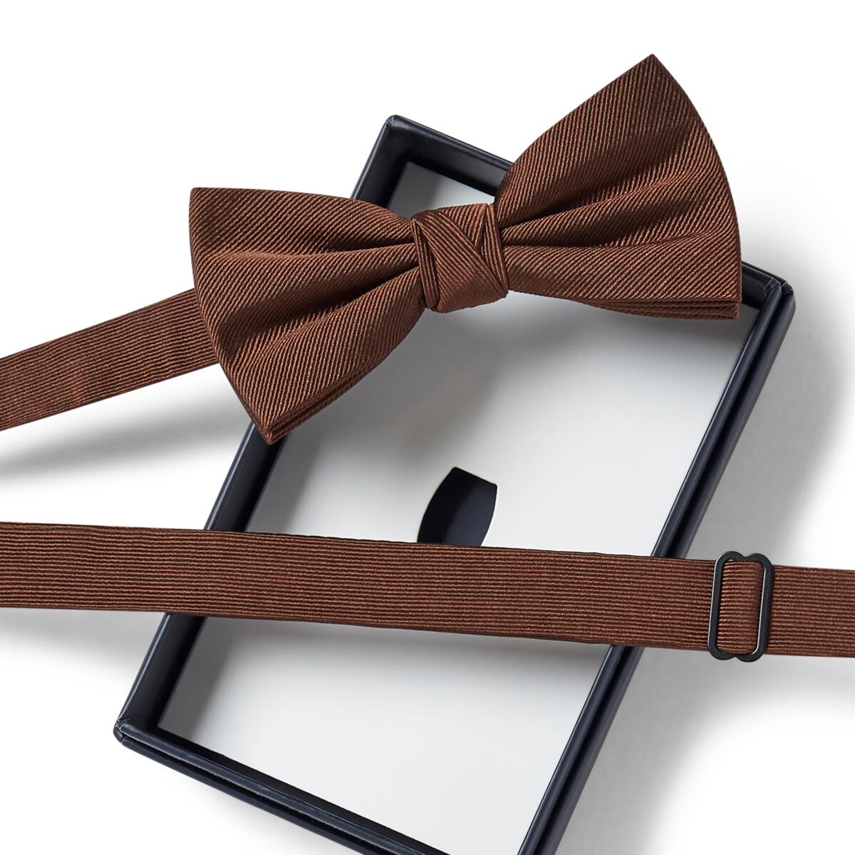 Nœud papillon twill Camel 2