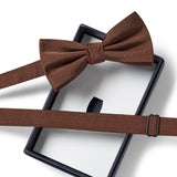 Nœud papillon twill Camel 2