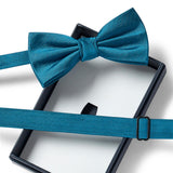 Nœud papillon twill Bleu canard 2