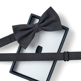 Nœud papillon twill Gris foncé 2