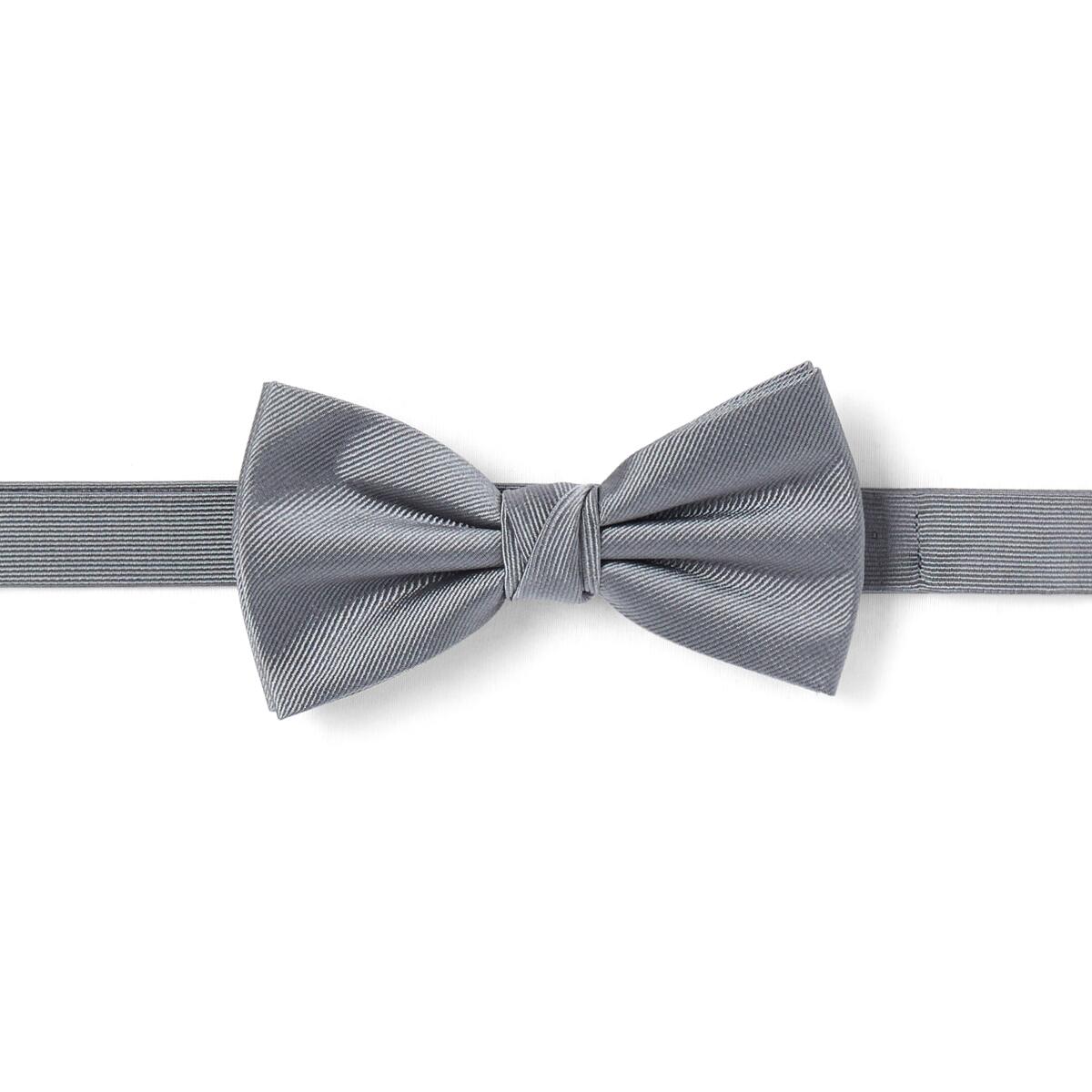 Nœud papillon twill Gris clair 3 1