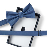 Nœud papillon twill Bleu 2