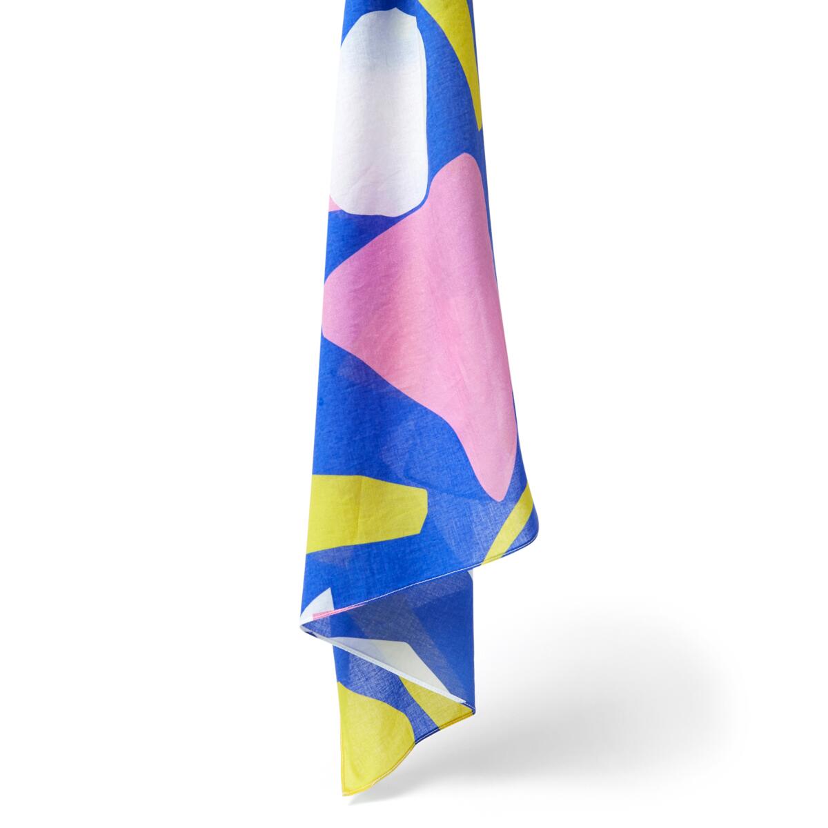 Etole formes abstraites - bleu jaune rose 3