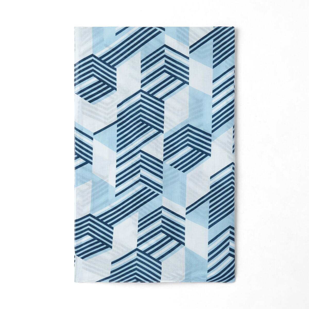 Etole à motif Bleu et bleu marine 1