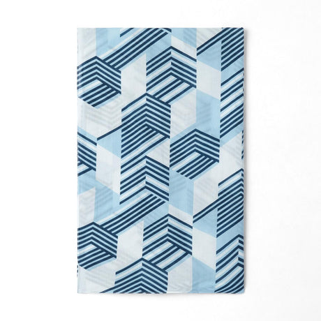 Etole à motif Bleu et bleu marine 1