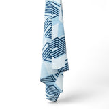 Etole à motif Bleu et bleu marine 3