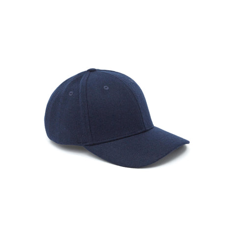 Gorra de fieltro azul marino - Hombre - Talla ajustable - 100% algodón