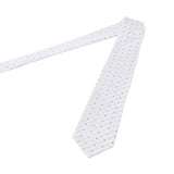 Cravate à motifs géométriques Ivoire rose pois / 7cm 3