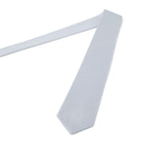 Cravate unie Gris natté / 7,5 cm 3