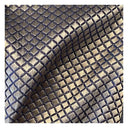 Cravate soie à motif Argent marines 1