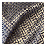 Cravate soie à motif Argent marines 1