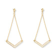 Boucles d'Oreilles pendante en V