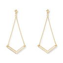 Boucles d'Oreilles pendante en V