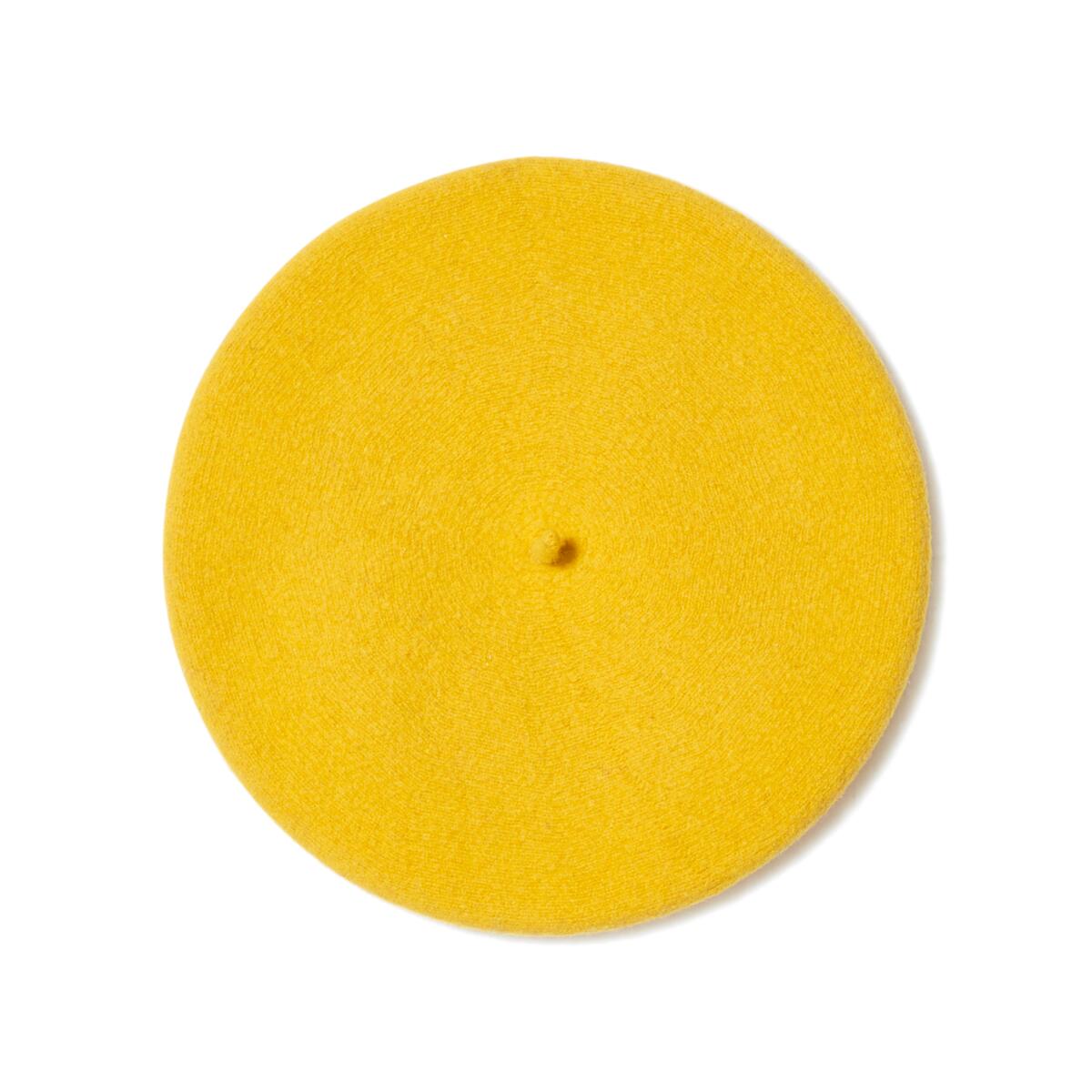 Béret basque Jaune moutarde 3