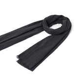 Bufanda lisa gris oscuro