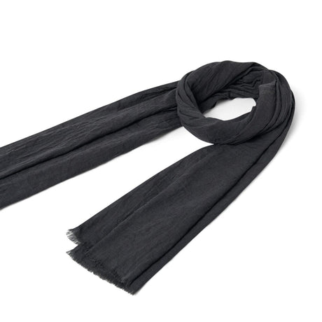 Bufanda lisa gris oscuro