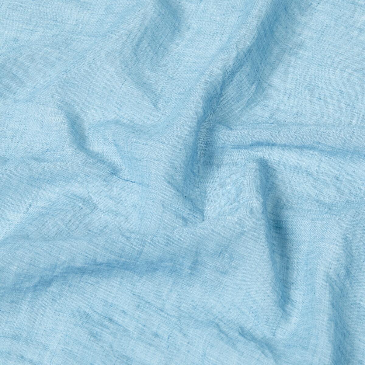 Chèche uni bleu ciel 3