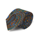 Cravate twill en soie Or Paisley / 6 cm 1