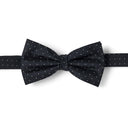 Nœud papillon à motif Noir à pois 1