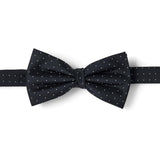 Nœud papillon à motif Noir à pois 1