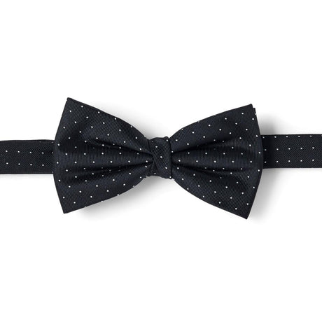 Nœud papillon à motif Noir à pois 1