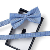 Nœud papillon Oxford bleu 2