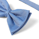 Nœud papillon Oxford bleu 3