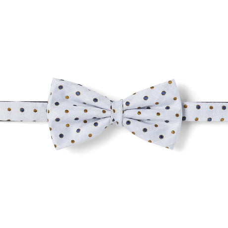 Nœud papillon à motif Gris à pois 1