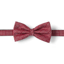 Nœud papillon à motif Rouge fil tissé 1