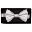 Noeud papillon - Imprimé Natté - Blanc - Jacquard de soie -  Prénoué - Homme - Draeger