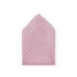 Pochette de costume twill Rouge blanc 1