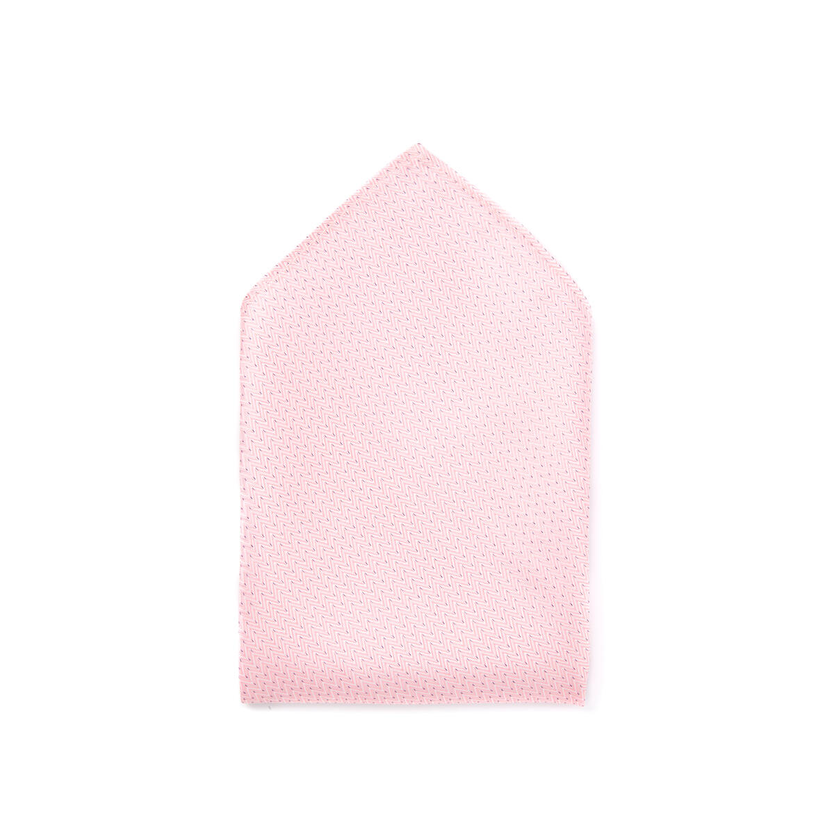 Pochette de costume twill Rose et blanc 2