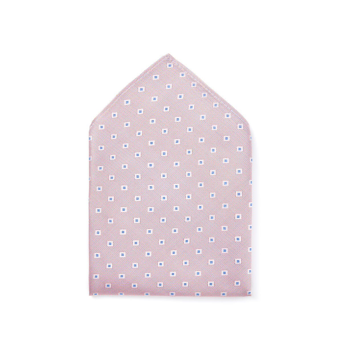 Pochette de costume twill Rose bleu 2