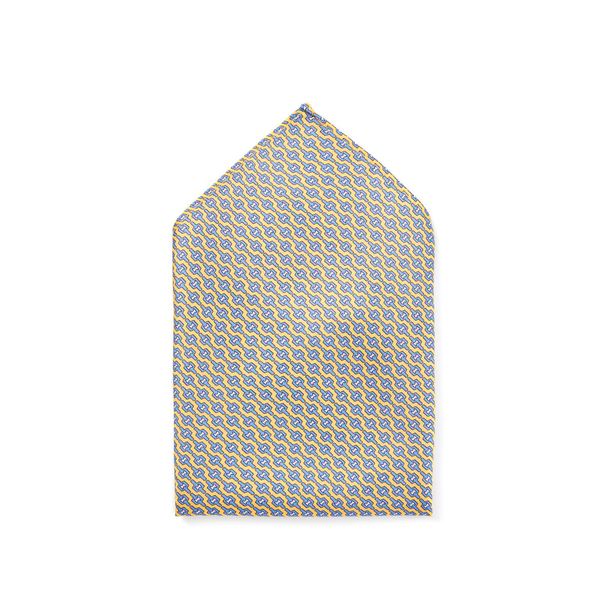 Pochette de costume twill Jaune violet 2