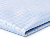 Pochette de costume twill Bleu pâle 3