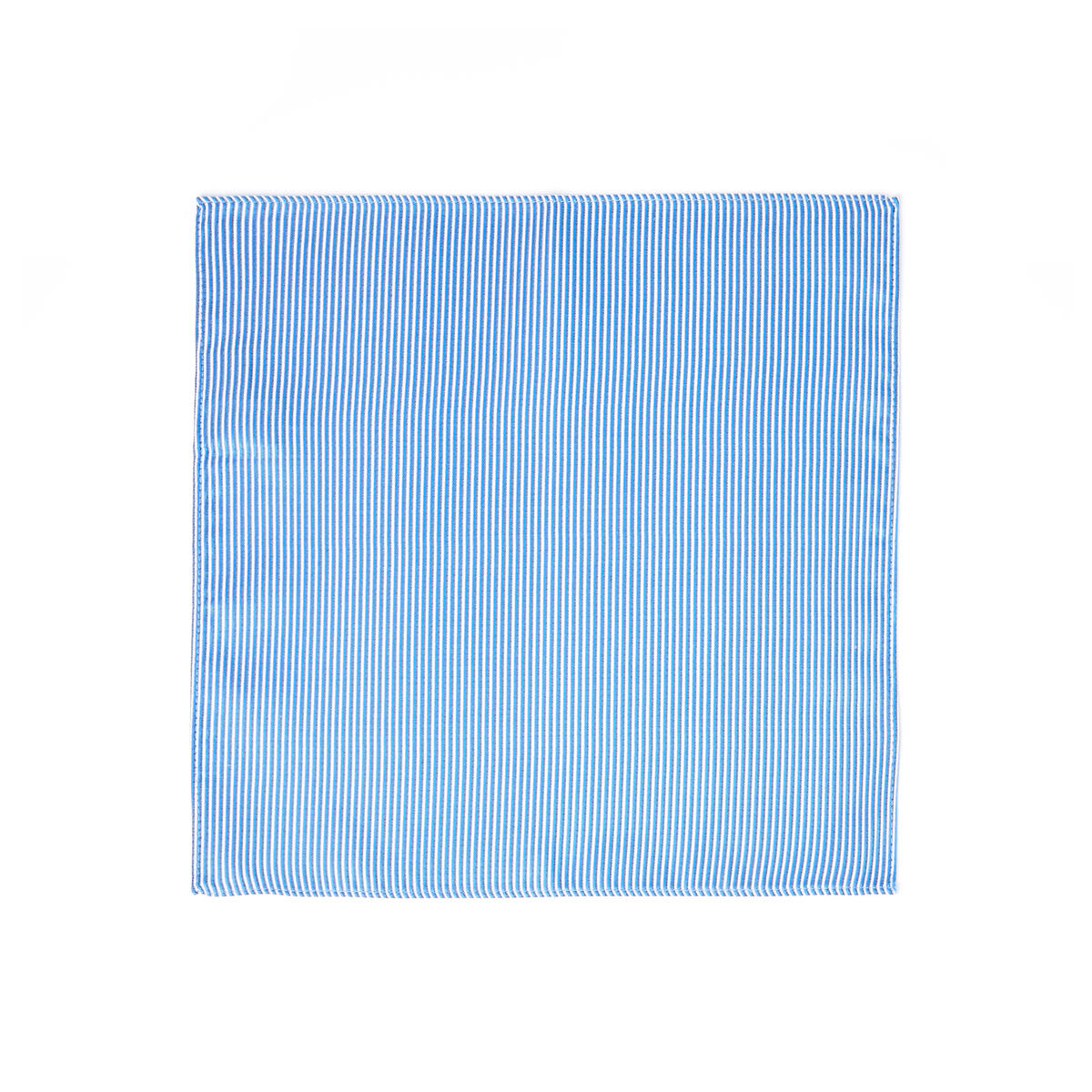 Pochette de costume twill Bleu blanc 1