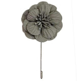 Boutonnière à fleur - 5 coloris - Homme - 9x3,5 cm