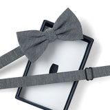 Nœud papillon chiné Noir 2